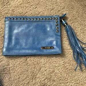 Blue Clutch Purse